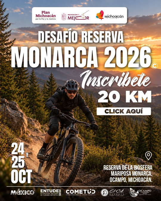 DESAFÍO RESERVA MONARCA MTB 2026 20K